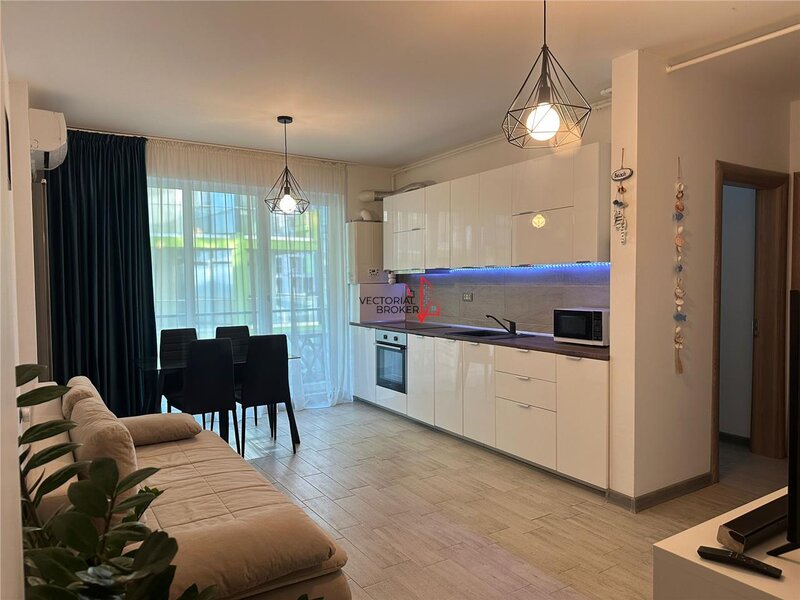 Navodari, Alezzi Beach Resort, apartament de 3 camere cu vedere la mare, complet mobilat si utilat