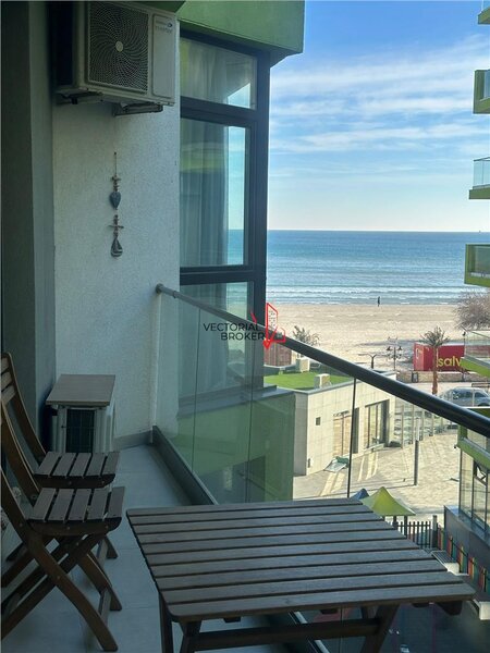 Navodari, Alezzi Beach Resort, apartament de 3 camere cu vedere la mare, complet mobilat si utilat